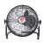 亿望（yiwang）台式趴地扇 强力电风扇大功率工业风扇 黑色 10寸