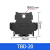 TBD TBR接线端子挡板单层双层UK端子STTB弹簧端子挡板隔离板堵片 TBD-20 挡板   片