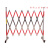 隐阳工匠不锈钢伸缩围栏户外可移动道路电力施工车间隔离栏幼儿园安全护栏 高1.2*长2米加厚