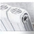 尚杰暖气片铜铝复合散热器8080双剑款40/25口径大水道取暖器 高1.8米12柱一组 2组起拍（定制）