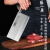 张小泉菜刀厨师专用家用桑刀薄切片鱼刀商用厨房刀具锋利 灰色 60°以上 20.5cm 11cm