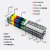 UK2.5B导轨式接线排2.5平方组合型绿色黑色铜电压端子成套连接条 数字条91-100