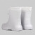 耀王 卫生靴耐用短筒加棉靴泡沫雨鞋耐油耐酸厨房保暖雨靴EVA胶鞋 白色 43 