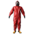 邦维高科 二级化学防护服 红色 （XS;S;M;L;XL） 红色 xs