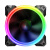 定制撒哈拉 C2 T50寒冰3 T20 T25自变色RGB12CM台式机箱风扇 橙色 C1彩虹风扇原C2型号