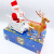 皇耀圣诞老人爬绳电动音乐圣诞玩具公仔装饰挂件圣诞节礼品送女友礼物 五角星圣诞帽