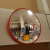 室内广角镜公路反光镜 转角镜 安全凸面镜 45CM（黑背）