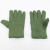 赫思迪格 加绒加厚棉手套 冷库户外冬季防寒保暖手套 全指劳保手套  绿色10双 JG-1701