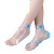 一次性脚膜套足膜手膜防干裂塑料透明防水脚套足疗泡脚足套试鞋套 透明长筒足套 (固定贴200只）