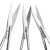 顶郝 不锈钢剪刀 不锈钢实验室剪刀手术剪刀镊子 手术直尖12.5cm 