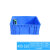 周转箱长方形塑料零件盒螺丝盒工具收纳盒子加厚物料箱胶框可带盖 40-160箱/蓝440*330*170