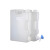 塑料方桶户外车载放水桶龙头瓶PP级便携储水瓶ASONE 3L（带龙头）