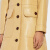 蔻驰（COACH）/奥莱女士皮革风衣外套 棕褐色 XS