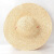 彬单夏季草帽工作帽农用户外遮阳防晒工地编织渔夫 土黄色 （43.5-44厘米）可调节 