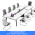 遇造会议桌长桌简约现代会议室桌椅条形办公桌开会培训桌 2.0米会议桌