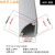 三角PVC墙角迷你线槽 H20三角扇形槽明装免打钉网线路美化隐藏线槽 5米线槽+9个配件(棕色) 1米/根