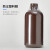小口瓶PP耐酸碱塑料瓶耐高温取样瓶留样瓶塑料瓶生化试剂瓶液体 棕色小口100ml