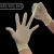 一次性乳胶手套工业级无粉加厚防水橡胶劳保耐磨防护检查手套 9寸加厚乳胶手套(每双 乳黄色 M