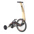 天颛荷兰走路自行车新运动创意个性站立式健身豹骑健跑车站着骑的三轮 灰色欧美版 20英寸
