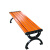 安全防护凳 公园安全防护铸铝户外桌椅塑木长椅排椅实木椅长凳 实木方凳款1.5米