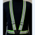 反光背带织带弹性安全背心荧光马甲交通警示衣夜晚搭档 绿色-背带4CM-膜3CM XL