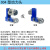 腾锟  4号BT40型防水结构型钻磨镗铣电机组合高精度动力头主轴头 蓝色高速BT40+2200W二极电机 