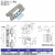 CL201-1-2-3-6威图柜暗铰链HL011-1配电箱控制柜门合页不锈钢 CL201-1黑M6含附件