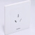 西门子16A三孔明装热水器插座空调墙壁插座16a三眼大功率专用 白色明盒(公元品牌)