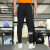耐克（NIKE）男装卫裤 2023秋季新款跑步运动裤休闲训练裤梭织宽松直筒长裤 FQ6995-010 S