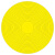 定制压力表标识/压力表三色反光膜带背胶标识贴点检标识标签反光 5公分黄色圆(一个) 5x5cm