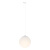 简约现代美甲店餐厅圆球泡泡吊灯店铺商用灯创意个性球形橱窗灯具 40cm球送高亮LED白光灯泡