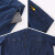 夏季牛仔工作服套装男工厂工地透气耐磨耐脏防烫短袖劳保服定做 5041短袖套装 180/XXL