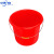 中环力安【10L有盖款】塑料手提水桶红色大小水桶带盖子耐摔