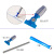 刮子 地刮地面刮水器厕所厨房卫生间刮子扫挂地板硅胶刮刀拖把JYH 加长粗杆紫50cm硅胶刮水器+ 备用胶条