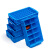 塑料收纳零件盒分格多格盒归类整理分类五金工具螺丝周转箱长方形加厚 三格：350*200*87（加厚）