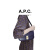 APC【春夏系列】A.P.C.GRACE女士时尚休闲潮流法式单肩斜挎法棍包 HAH/紫色