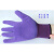 新吉星l309紫色舒适防滑耐磨透气乳胶发泡劳保手套男女士工作薄款 12双星宇L578紫色 M