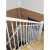 奇步现代轻奢铝镁立柱网红金箍棒款楼梯护栏实木扶手护栏欧式简约室内 白色QS-121款