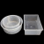 塑料水槽 实验化学试验水槽 方形圆形透明加厚 大号圆形250*100mm 