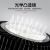 上海亚明照明工矿灯车间厂房体育馆球馆工程照明吊灯 黑白配300W 吊杆