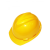 时安达V型工地施工透气头盔ABS抗老化防砸劳保工作鸭舌帽可印字包 黄色