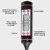 定制适用探针插入式温度计油温计奶温水温计厨房烘焙电子数显温度表带探头 探针50厘米
