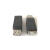 星舵KINSUN系列MSDD01-M金属屏蔽USB转接头FUZUKI富崎MSDD90736转 MSDD90736-7 A型转B型 扁口