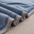 百丽丝水星家纺出品空调毯床上用被子夏季薄毯珊瑚绒毛毯夏凉毯沙发盖毯 灰大格 120cmx200cm