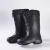 冬季EVA泡沫雨靴加棉高筒防水鞋男女水靴厨房防滑耐油靴 EVA材质（高筒黑色加棉） 45
