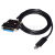 USB转DB25孔 酶标仪PN75053串行电缆 RS232通讯线 FT232RL芯片 1.8m