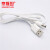 京斯坦 1米USB电源线USB转dc5521充电线5.5*2.1mm音叉 白色 10条