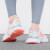 阿迪达斯 （adidas）三叶草跑步鞋女鞋2024春季时尚百搭透气轻便防滑减震休闲鞋 IF0632白色珊瑚粉 38