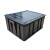京胜丰博 防静电周转箱600*500*300mm电子元件盒子EDS物料盒零件配件塑料收纳箱FJDX09可配盖 黑色