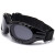 护目镜防风沙2024新款款登山护目镜摩托挡风镜滑雪镜户外骑行眼镜 黑框透明